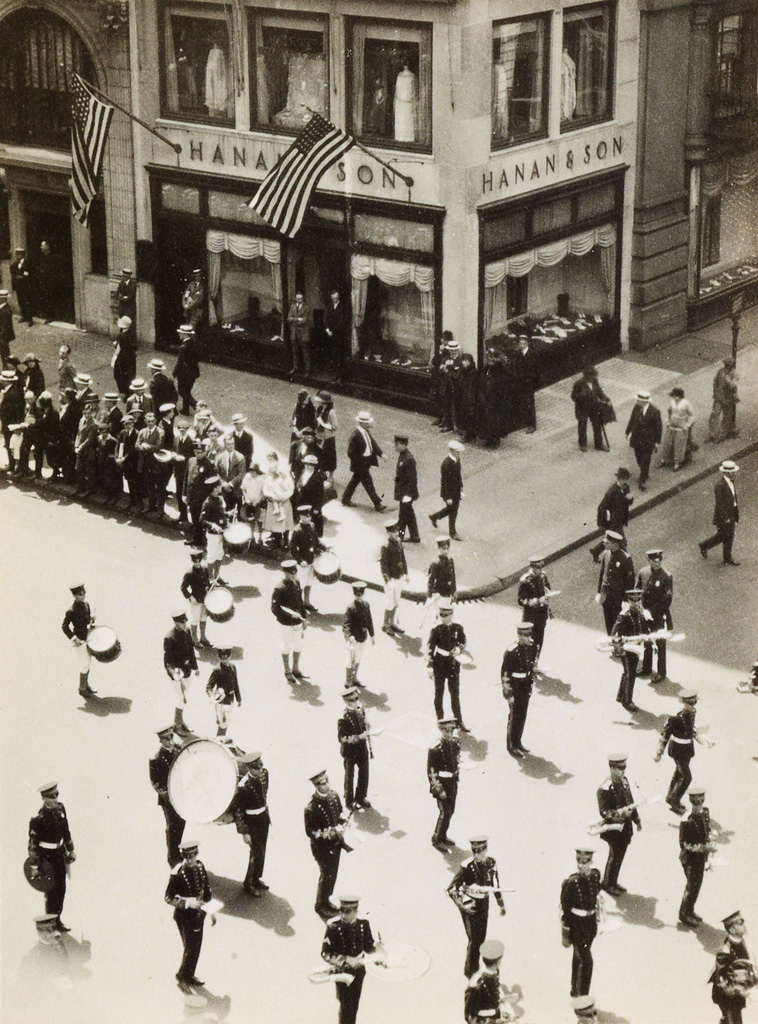 (NEW YORK CITY--SILVER JUBILEE PARADE) 61 photographs taken from a building on East 56th Street and Fifth Avenue depict various floats,